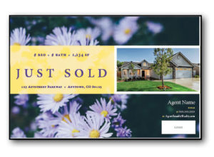 Just Sold-Postcard-Purple Daisy-DBCDigital