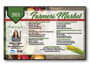 Denver Farmers Market real estate postcard