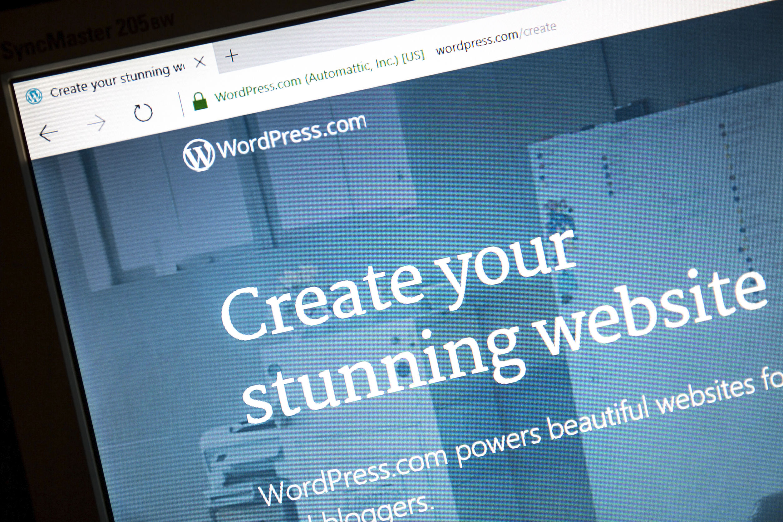 WordPress sites, design